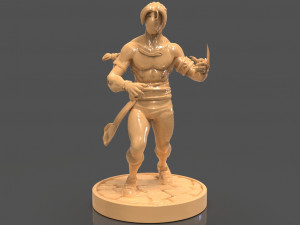 vega sculpture from street fighter 3D-Modell