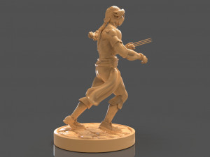 vega sculpture from street fighter 3D-Modell
