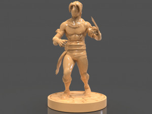 vega sculpture from street fighter 3D-Modell