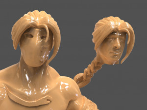 vega sculpture from street fighter 3D-Modell