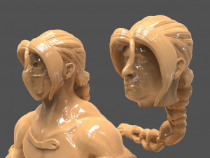 vega sculpture from street fighter 3D-Modell