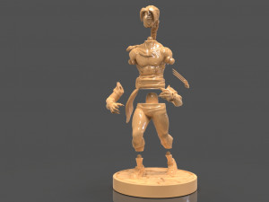 vega sculpture from street fighter 3D-Modell