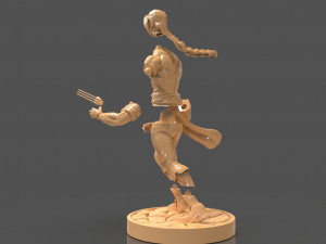 vega sculpture from street fighter 3D-Modell