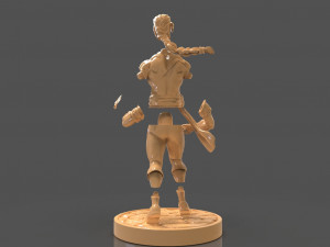 vega sculpture from street fighter 3D-Modell