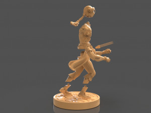vega sculpture from street fighter 3D-Modell