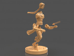 vega sculpture from street fighter 3D-Modell