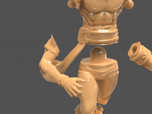 vega sculpture from street fighter 3D-Modell