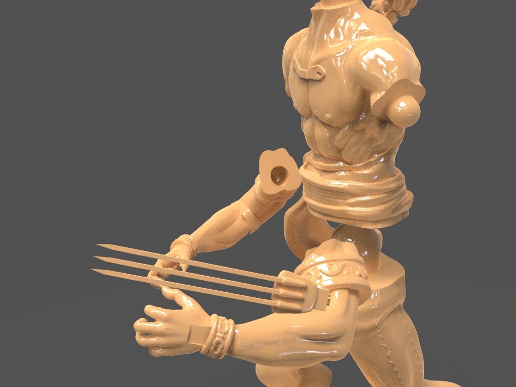 Street Fighter Vega 3D model 3D printable