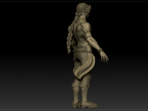 vega sculpture from street fighter 3D-Modell