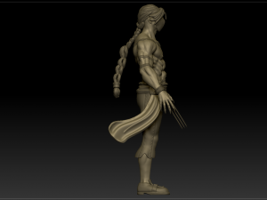 vega sculpture from street fighter 3D-Modell