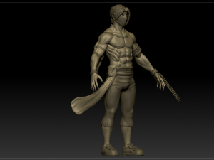 vega sculpture from street fighter 3D-Modell