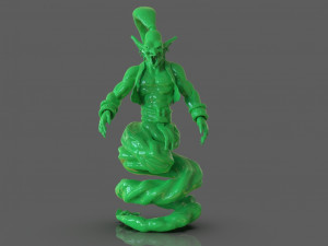 djinn genie sculpture 3Dモデル