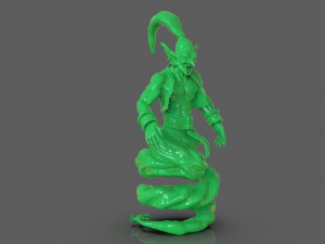 djinn genie sculpture 3D Model