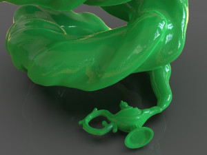 djinn genie sculpture 3D Model