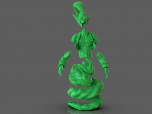 djinn genie sculpture 3D Model