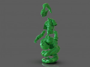 djinn genie sculpture 3D Model