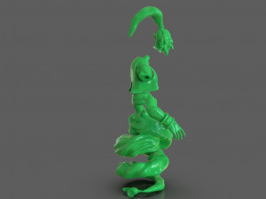 djinn genie sculpture 3D Model