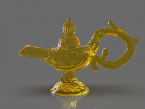 djinn genie sculpture 3D Model