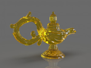 djinn genie sculpture 3D Model