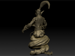 djinn genie sculpture 3D Model