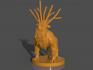 deer god Modelo de impresión 3D