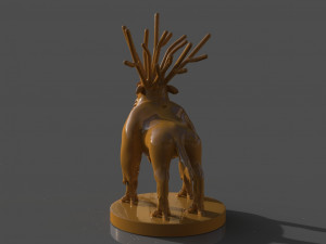 deer god 3Dプリントモデル