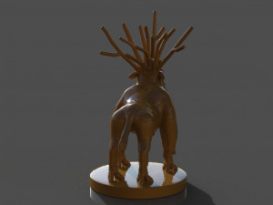 deer god 3Dプリントモデル