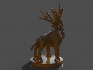 deer god 3Dプリントモデル