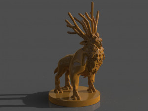 deer god 3Dプリントモデル
