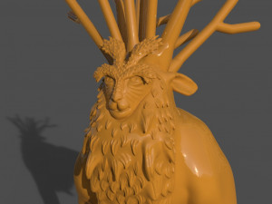 deer god 3Dプリントモデル