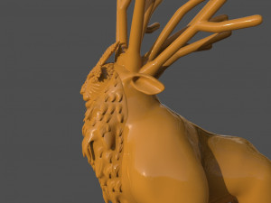 deer god 3Dプリントモデル