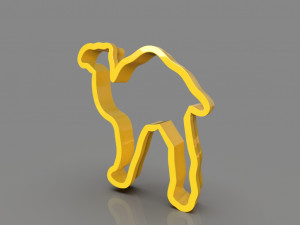3 wise men and animals cookie cutters pack 3D-Druckmodell