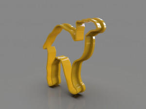 3 wise men and animals cookie cutters pack 3D-Druckmodell
