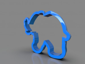3 wise men and animals cookie cutters pack 3D-Druckmodell