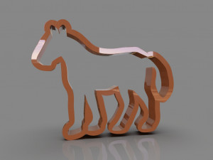 3 wise men and animals cookie cutters pack 3D-Druckmodell