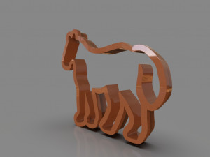 3 wise men and animals cookie cutters pack 3D-Druckmodell