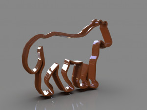 3 wise men and animals cookie cutters pack 3D-Druckmodell