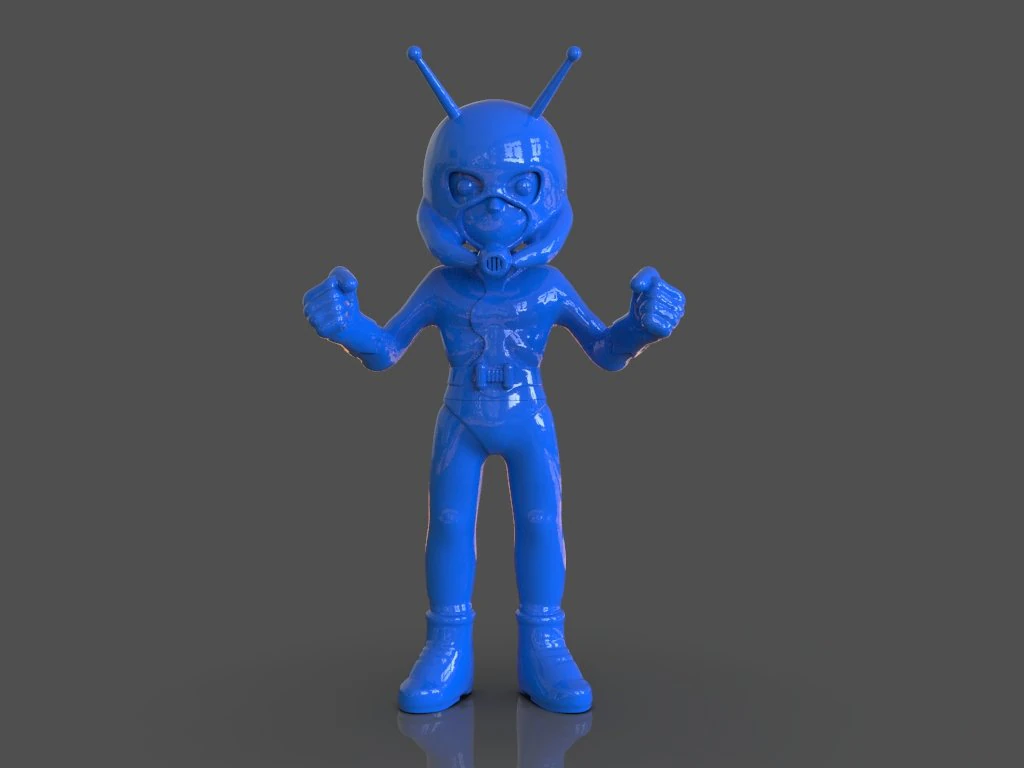 ant man chibi version 3d print 3D Print Model .c4d .max .obj .3ds .fbx .stl .blend 