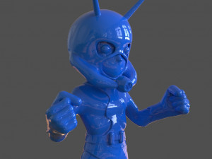 ant man chibi version 3d print Model Cetak 3D