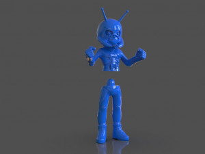 ant man chibi version 3d print Model Cetak 3D