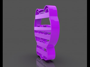cat in love cookie cutter Modèles 3D en vedette