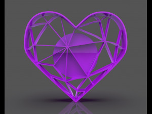 heart lines cookie cutter Modelo de Impressão 3D