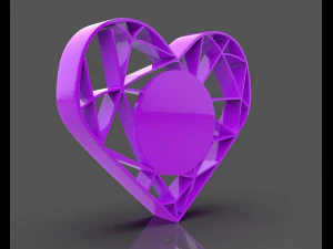 heart lines cookie cutter 3D Print Model