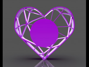 heart lines cookie cutter Modelo de Impressão 3D