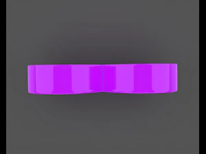 heart lines cookie cutter 3D Print Model