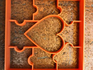 love puzzle cookie cutter 3D Print Model
