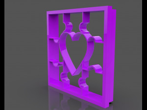 love puzzle cookie cutter Modèles 3D en vedette