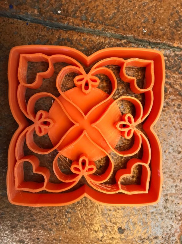 romantic hearts cookie cutter 3D Принт Модель .c4d .max .obj .3ds .fbx .stl .blend 