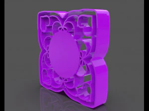 romantic hearts cookie cutter 3D Print Model
