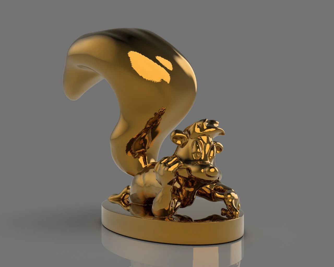 pepe le pew figurine 3D Print Model .c4d .max .obj .3ds .fbx .stl .blend
